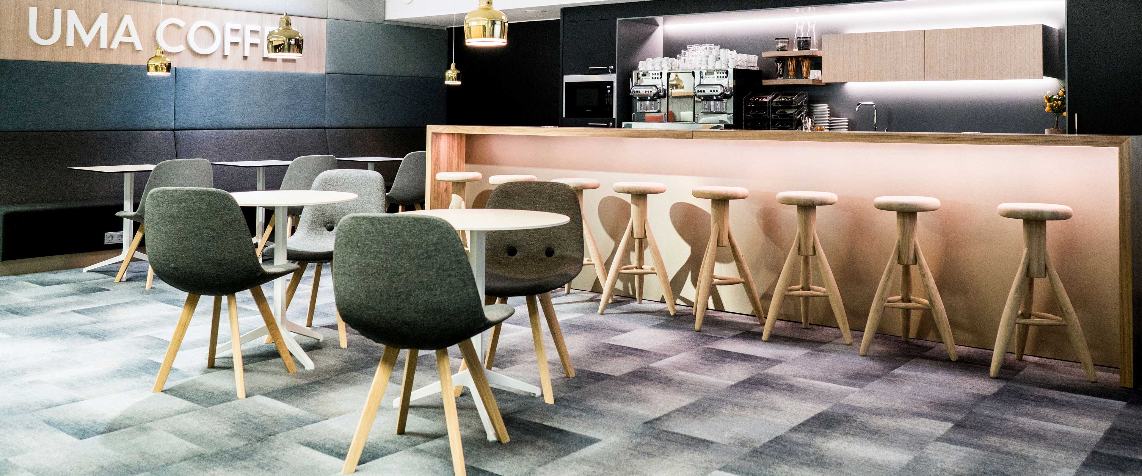 Meeting space at UMA Esplanadi in Helsinki